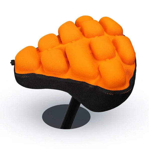 Inflatable Bike Seat Cushion, 3D Air Pad Bike Saddle Cover for Comfort on Long Rides and Commuting, 2 Sizes