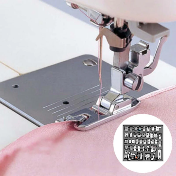 Presser Foot Set, 42-Piece Sewing Machine Presser Feet Kit for Quilting, Hemming and Zipper Stitching