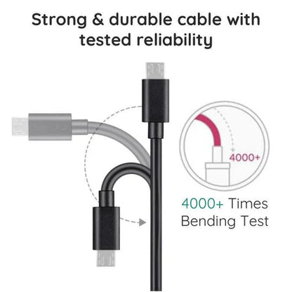 Micro USB Charging Cable, 10ft Extra-Long Fast Charging and Data Sync Cord for Android Phones, Tablets & Micro USB Devices