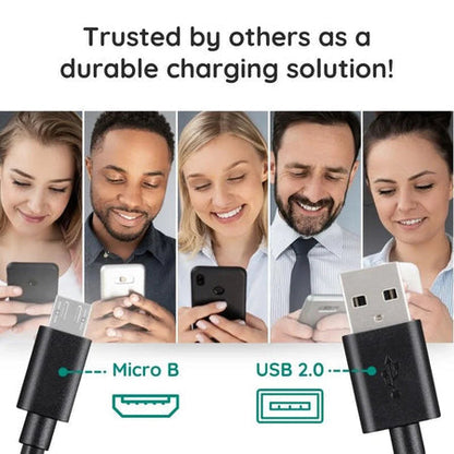 Micro USB Charging Cable, 10ft Extra-Long Fast Charging and Data Sync Cord for Android Phones, Tablets & Micro USB Devices