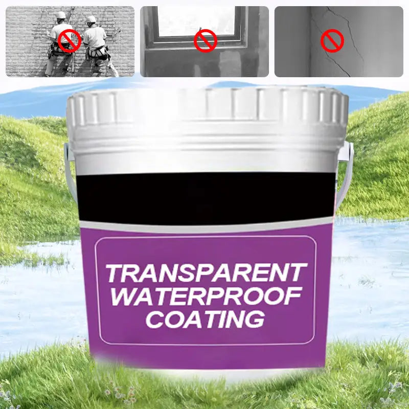 Waterproof Sealant Adhesive, 300g Clear Crack Filler and Mold-Proof Sealer for Bathroom, Wall and Floor Waterproofing
