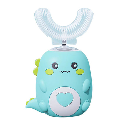 Kids Sonic Electric Toothbrush, U-Shaped Automatic Toothbrush with Timer for Children, 3 Colors and 2 Age Ranges