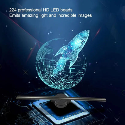 3D Hologram Fan Projector, LED Holographic Advertising Display for Store, Business and Event Signage