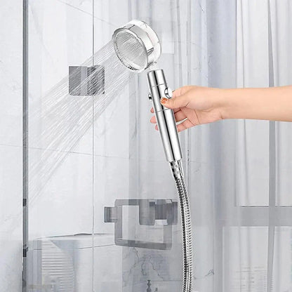 360 High-Pressure Shower Head, Water-Saving Handheld Shower Head with Filter and Massage Spray for Low Pressure, 5 Colors