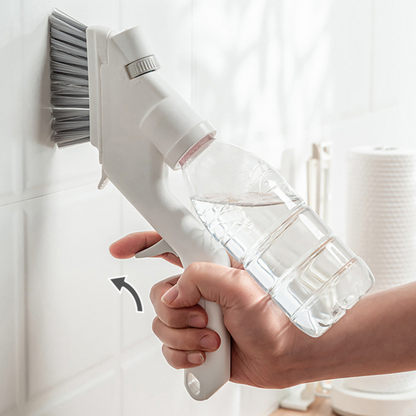 4-in-1 Bathroom Floor and Wall Cleaner, Modular Scrub Brush with Extension Handle for Tile, Floor and Wall Cleaning