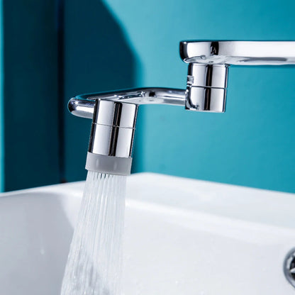Rotating Faucet Extender, 1080-Degree Swivel Sink Sprayer with 2 Water Modes, Universal Kitchen & Bathroom Tap Aerator Attachment