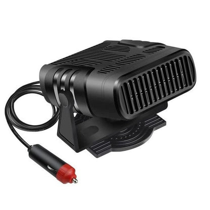 Portable Car Heater, 12V Plug-In Fast Heating Fan and Windshield Defroster for Cars, Trucks & RVs, Compact Winter Cabin Warmer