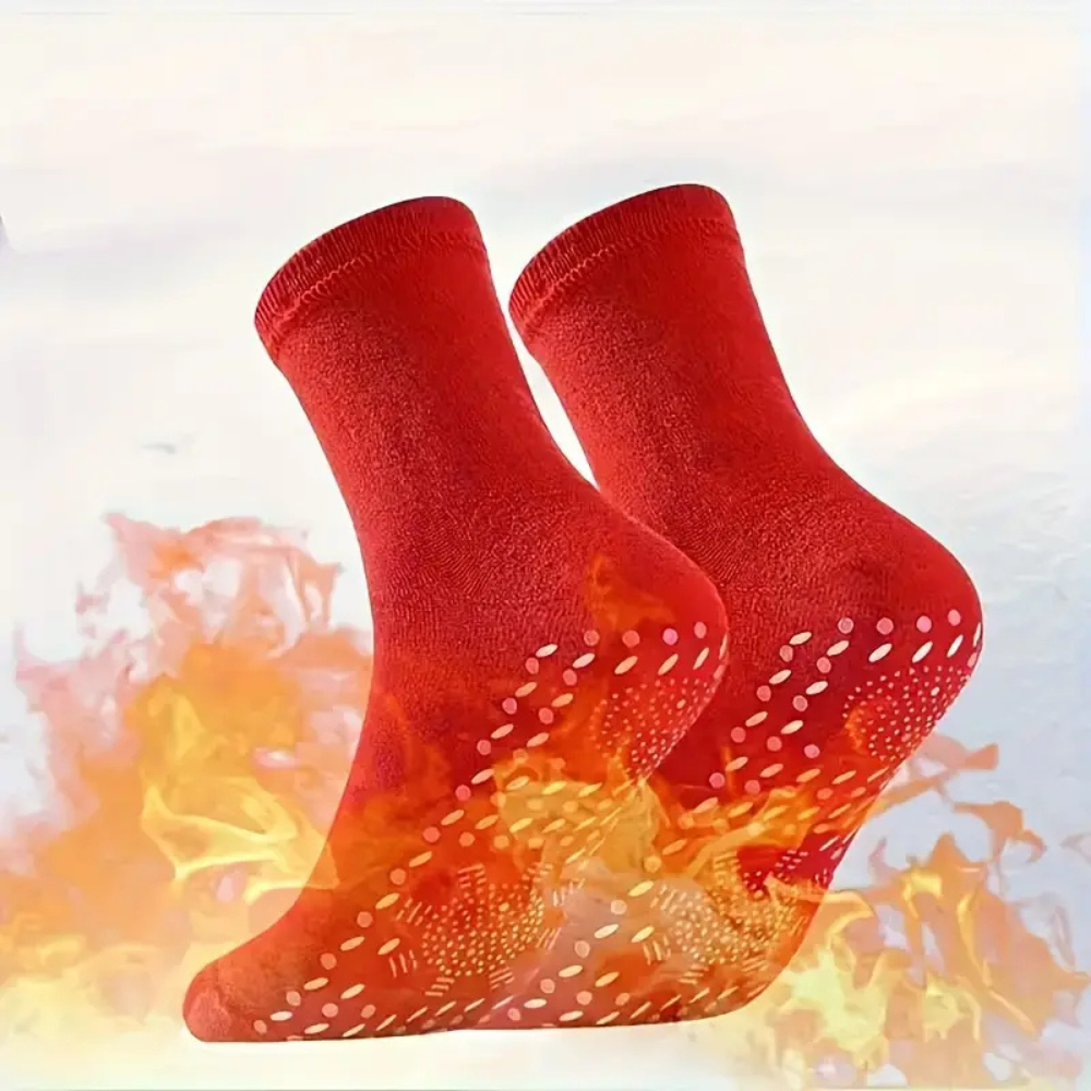 Self-Heating Winter Socks, 5 Pairs Thermal Warm Socks for Men and Women for Cold Weather and Outdoor Wear, 3 Colors