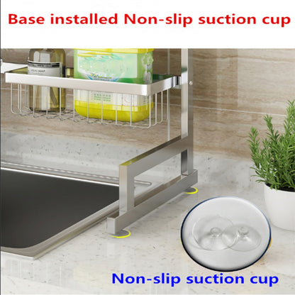 Stainless Steel Dish Drying Rack, Over-the-Sink Dish Rack with Utensil Holder and Cup Hooks for Small Kitchens