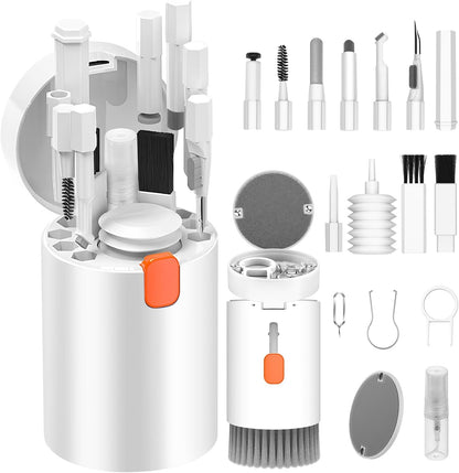 20-in-1 Electronics Cleaning Kit, Keyboard Cleaner and Earbud Cleaning Tool with Air Blower and Brushes for Laptop, Phone and Camera
