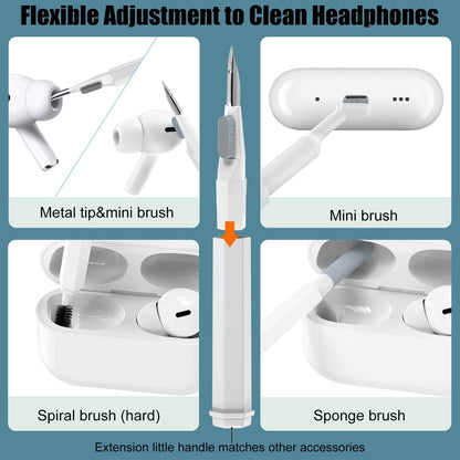 20-in-1 Electronics Cleaning Kit, Keyboard Cleaner and Earbud Cleaning Tool with Air Blower and Brushes for Laptop, Phone and Camera