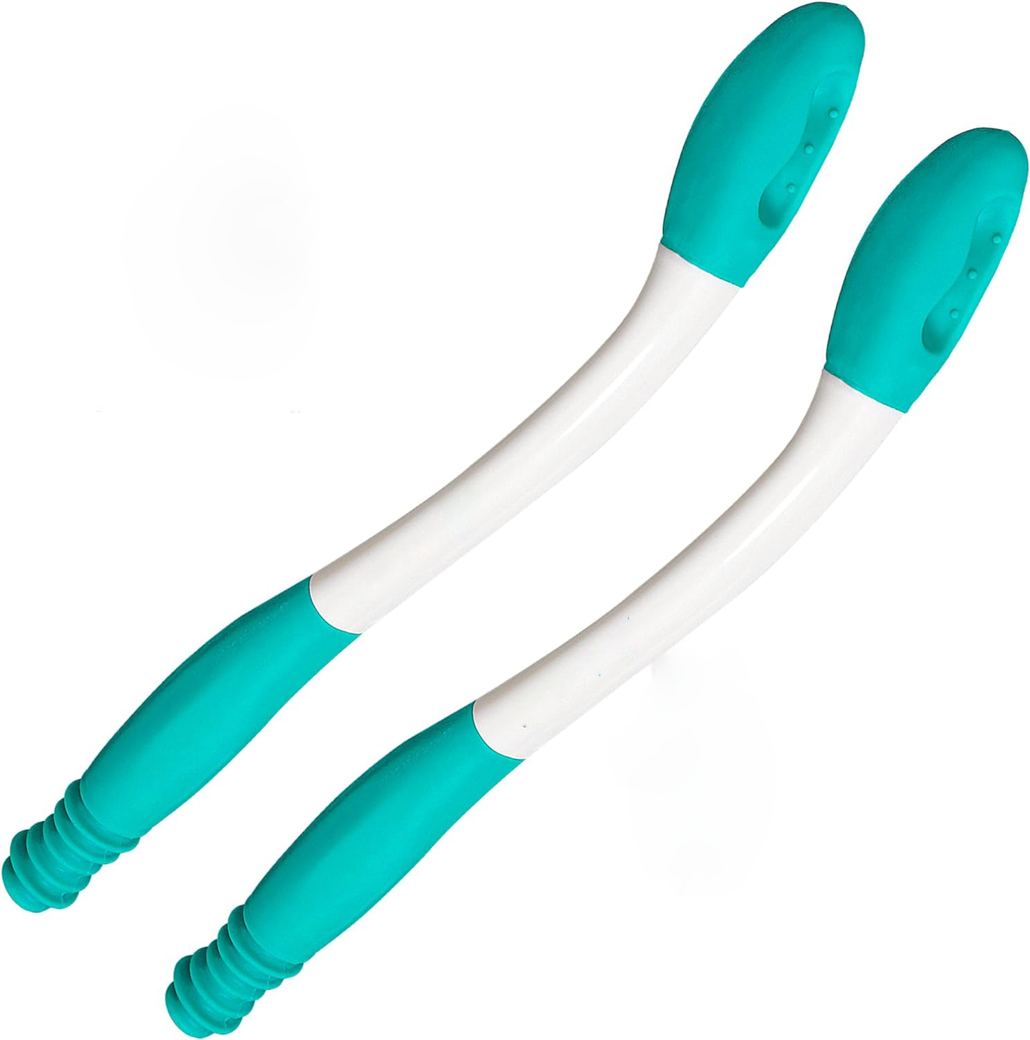 Long Reach Toilet Aid, 2 Pack 15-Inch Toilet Tissue Aid with Button Release for Limited Mobility and Independent Hygiene