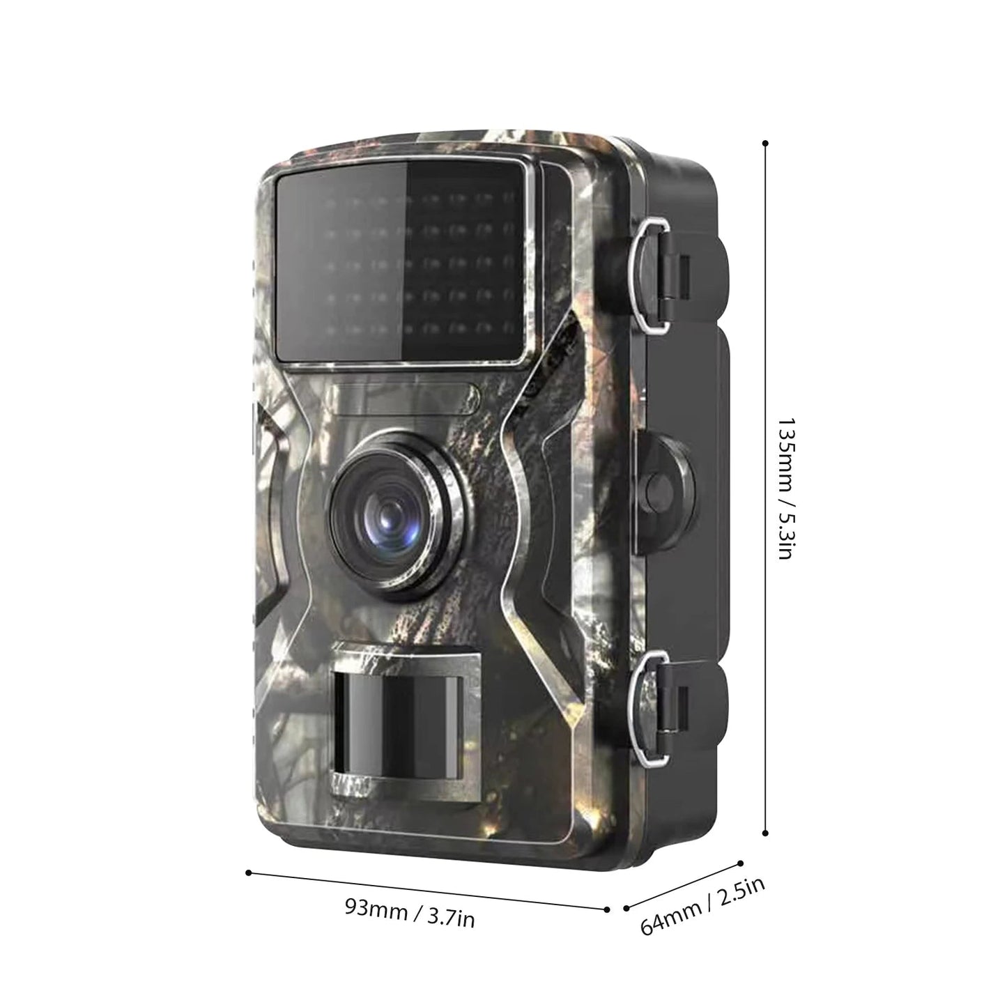 Night Vision Trail Camera, 16MP 1080p Hunting Game Camera with 0.6s Trigger and Infrared Night Vision for Wildlife & Deer Scouting