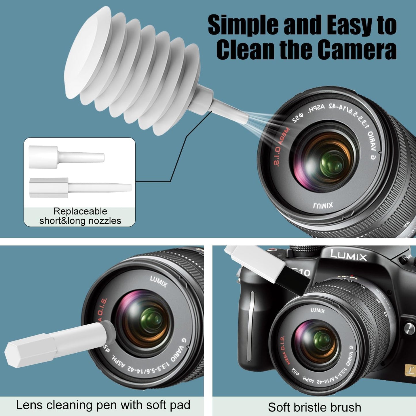 20-in-1 Electronics Cleaning Kit, Keyboard Cleaner and Earbud Cleaning Tool with Air Blower and Brushes for Laptop, Phone and Camera