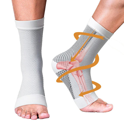 Compression Therapy Socks, 4 Pairs Graduated Compression Socks for Men and Women for Circulation and Swelling, 2 Sizes