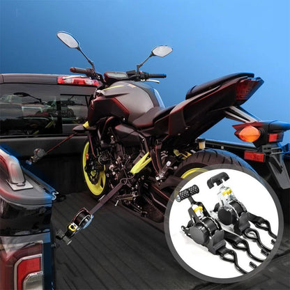 Retractable Ratchet Straps, 2 Pack Self-Winding Tie-Down Straps for Roof Rack, Trailer, Truck Bed and Cargo