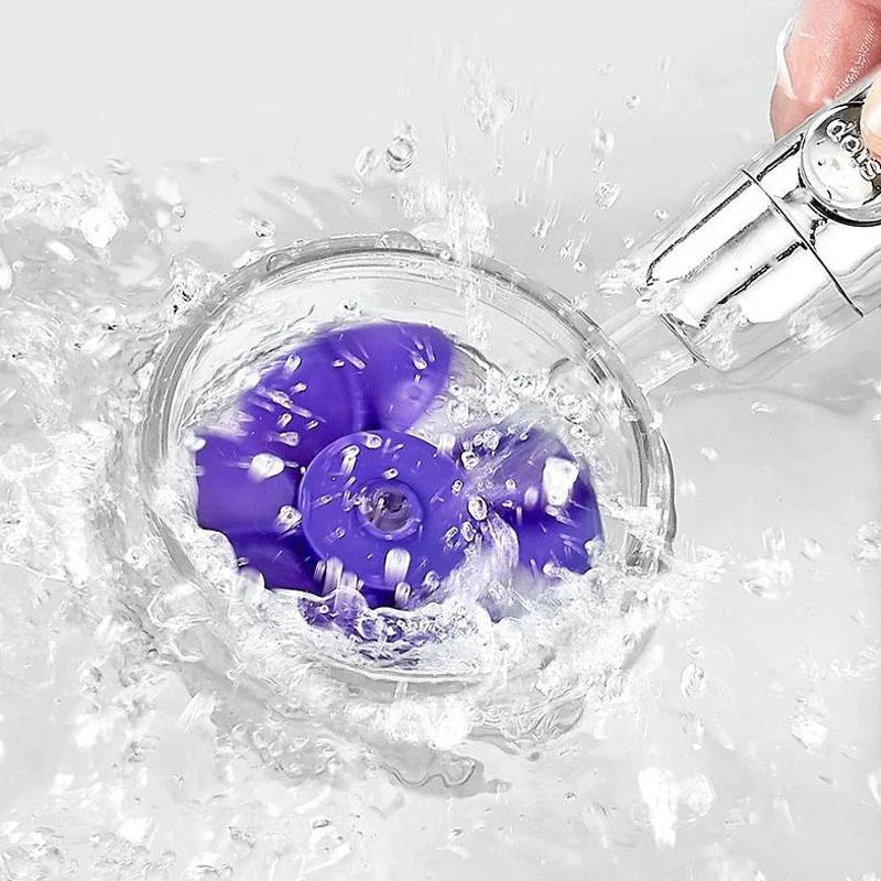 360 High-Pressure Shower Head, Water-Saving Handheld Shower Head with Filter and Massage Spray for Low Pressure, 5 Colors