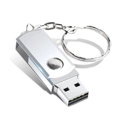 2TB USB 3.0 Flash Drive, Waterproof Aluminum Thumb Drive with Keychain for Photo, Video & File Backup, Silver or Gold