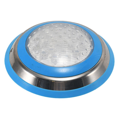 15W LED Underwater Pool Light, IP68 Waterproof 12V Wall-Mounted Submersible Light for Swimming Pools, Ponds & Fountains