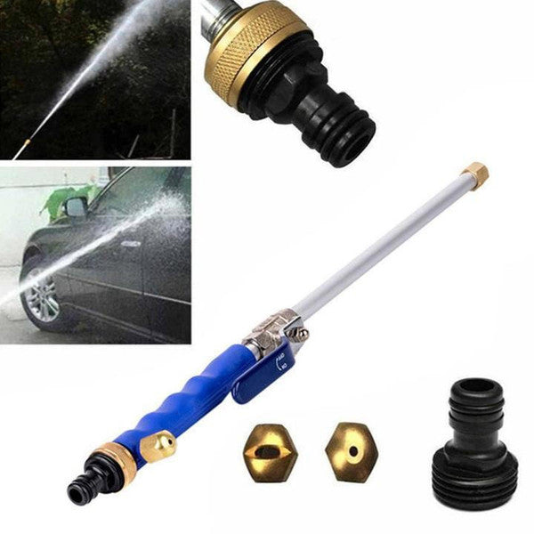 2-in-1 High-Pressure Hose Cleaner, Garden Hose Nozzle Power Washer Attachment for Cars, Siding, Driveway & Patio