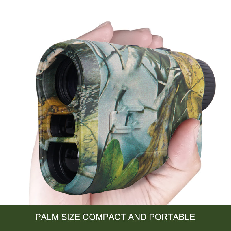 Laser Hunting Range Finder, 1000 Yard Rangefinder with 6.5X Magnification, 7 Modes & USB-C, Rainproof for Bow and Rifle Hunting