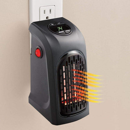 Portable Ceramic Space Heater, Fast-Heating Electric Room Heater for Bedroom, Office and Home, Compact Winter Warmer