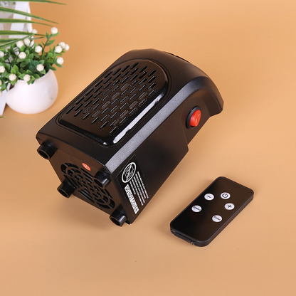 Portable Ceramic Space Heater, Fast-Heating Electric Room Heater for Bedroom, Office and Home, Compact Winter Warmer