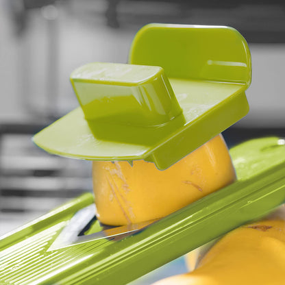 12-in-1 Multifunctional Vegetable Cutter, Mandoline Slicer, Grater and Chopper Set with Interchangeable Blades and Hand Guard