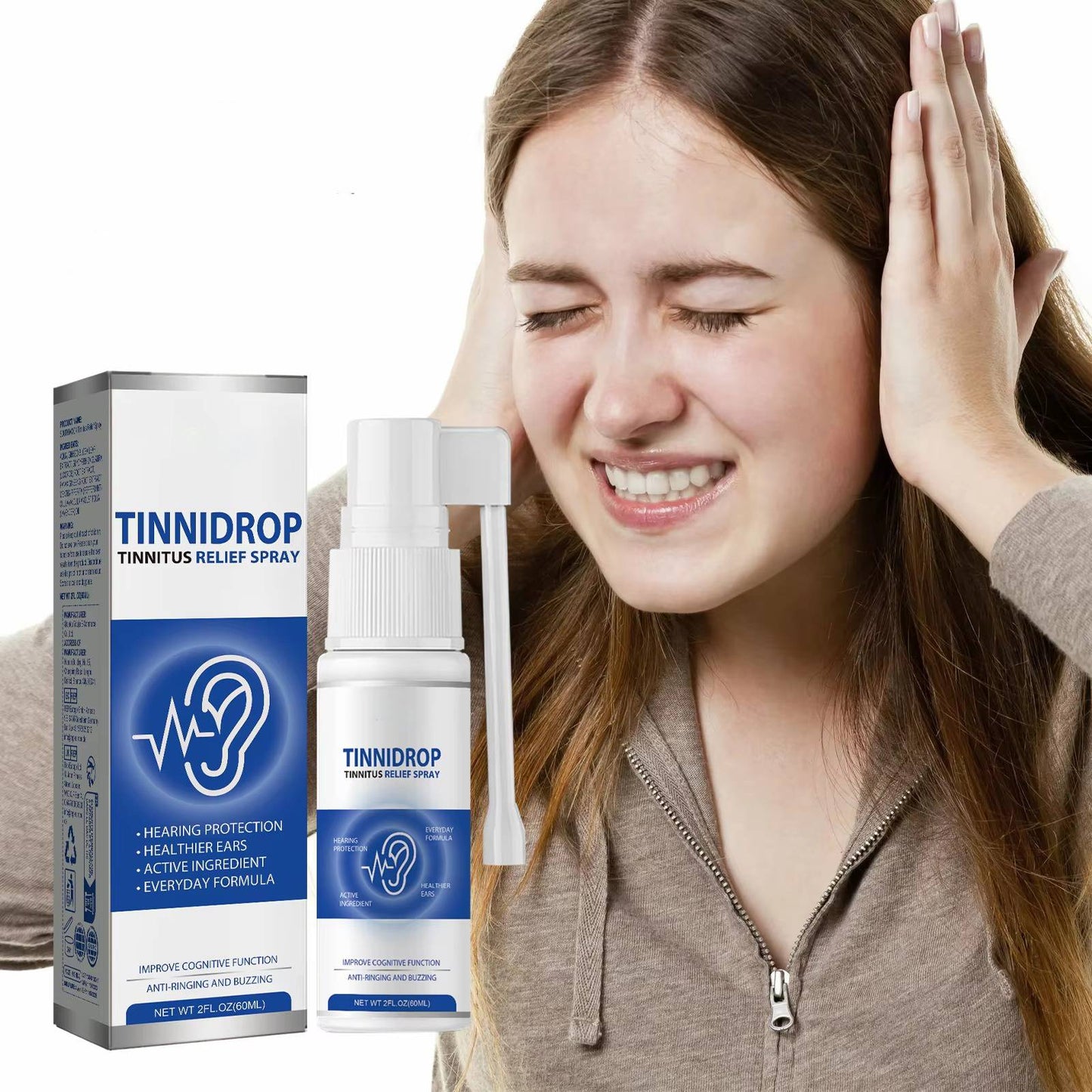 Herbal Ear Drops, 2 Pack Botanical Ear Care Liquid with Plant-Derived Ingredients for Everyday Use