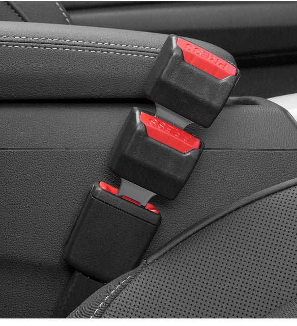 Seat Belt Extender, 2 Pack Adjustable Buckle Extension Strap for a Comfortable Seat Belt Fit in Cars, Trucks & SUVs