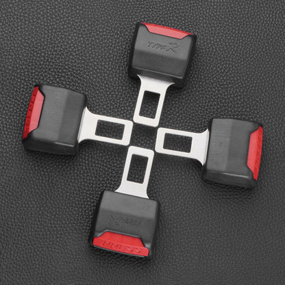 Seat Belt Extender, 2 Pack Adjustable Buckle Extension Strap for a Comfortable Seat Belt Fit in Cars, Trucks & SUVs