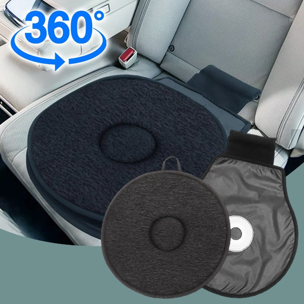 360 Swivel Seat Cushion, Rotating Car Seat Cushion for Easy Entry and Exit, Mobility Aid for Seniors and Home Seating