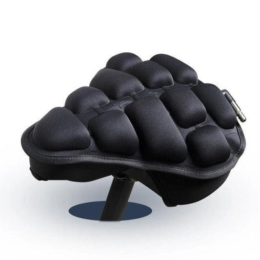 Inflatable Bike Seat Cushion, 3D Air Pad Bike Saddle Cover for Comfort on Long Rides and Commuting, Small