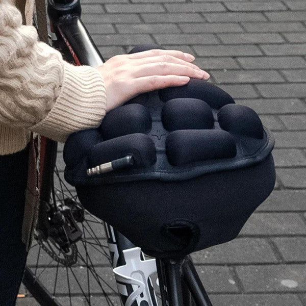 Inflatable Bike Seat Cushion, 3D Air Pad Bike Saddle Cover for Comfort on Long Rides and Commuting, 2 Sizes