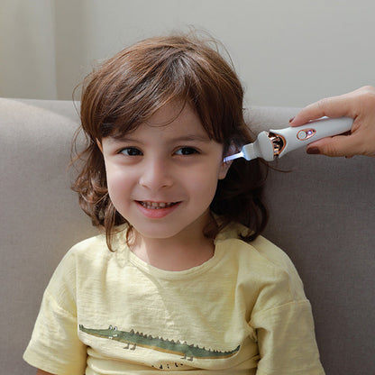 Electric Earwax Remover, 5-in-1 Soft Silicone Ear Cleaning Tool for At-Home Ear Care, 2 Colors