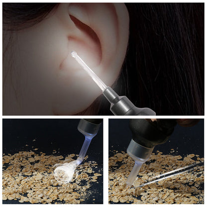 Electric Earwax Remover, 5-in-1 Soft Silicone Ear Cleaning Tool for At-Home Ear Care, 2 Colors