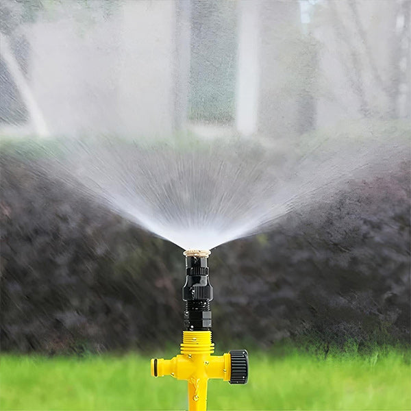 Adjustable Garden Sprinkler, 360-Degree Rotating Lawn Sprinkler with Adjustable Spray for Yard, Garden and Flower Beds