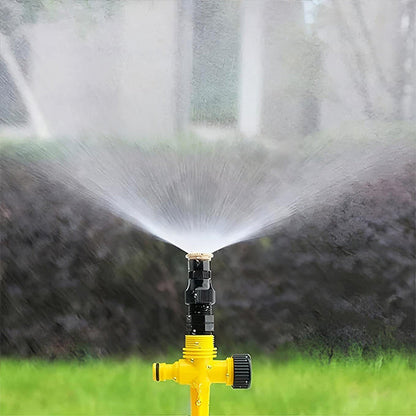 Adjustable Garden Sprinkler, 360-Degree Rotating Lawn Sprinkler with Adjustable Spray for Yard, Garden and Flower Beds