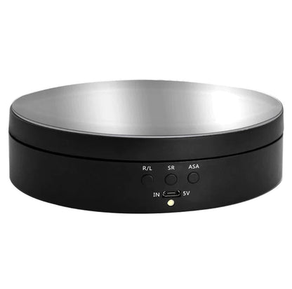 Motorized Rotating Display Stand, 360-Degree Turntable for Product Photography, Jewelry and Collectibles, 2 Colors
