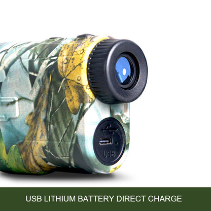 Laser Hunting Range Finder, 1000 Yard Rangefinder with 6.5X Magnification, 7 Modes & USB-C, Rainproof for Bow and Rifle Hunting