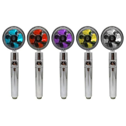 360 High-Pressure Shower Head, Handheld Shower Head with Filter and Massage Spray for Low Pressure, 5 Colors