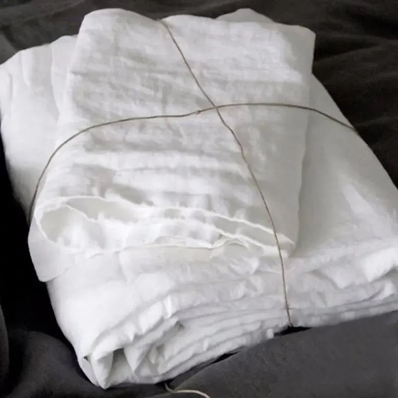 Washed linen sheet set, product photo 6