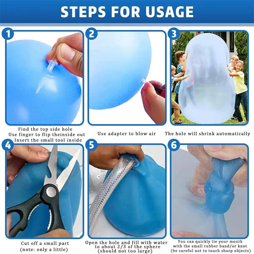 Giant Jelly Balloon Ball, 3 Pack Inflatable Squishy Kickball for Backyard, Pool and Beach Games for Kids and Adults