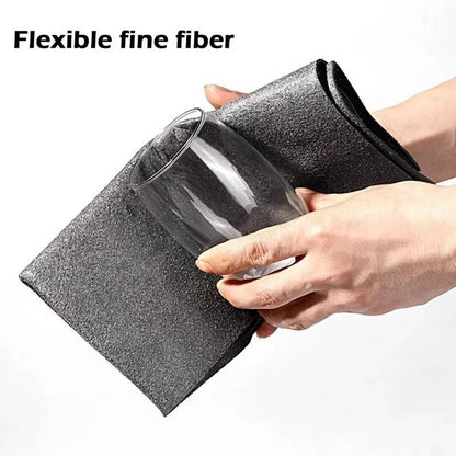 Microfiber Cleaning Cloths, 10 Pack Reusable Streak-Free Towels for Glass, Windows, Car Detailing & Kitchen, Lint-Free Wash Rags