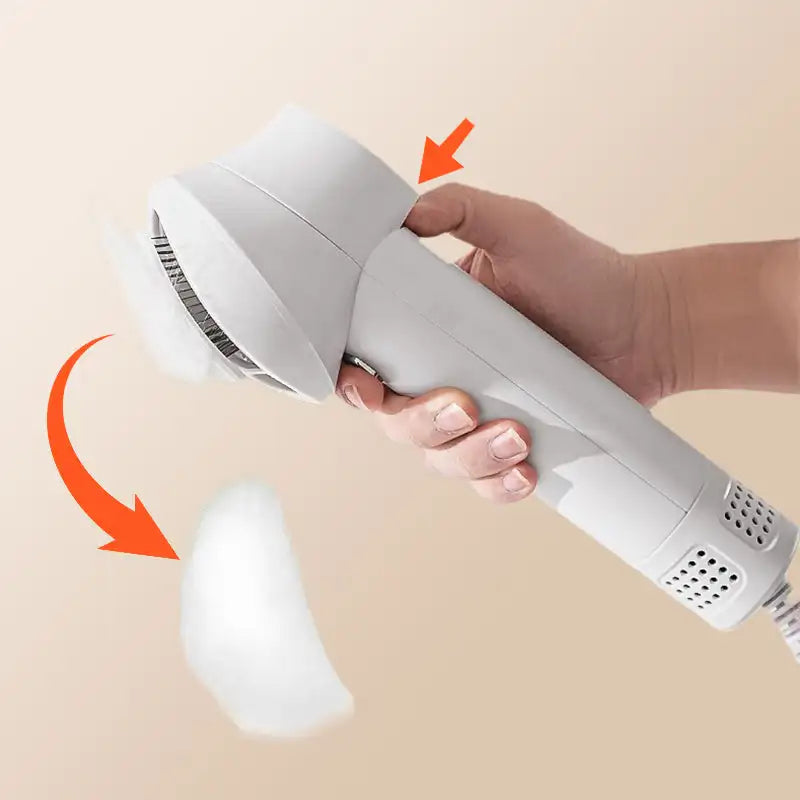 2-in-1 Pet Grooming Hair Dryer with Slicker Brush, Quiet Ionic Dog Blow Dryer and Detangling Brush with LED Touch Control