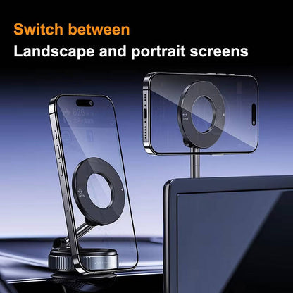 360 Magnetic Phone Holder for Car, Suction Cup Dashboard and Windshield Mount for Hands-Free GPS, Calls and Navigation