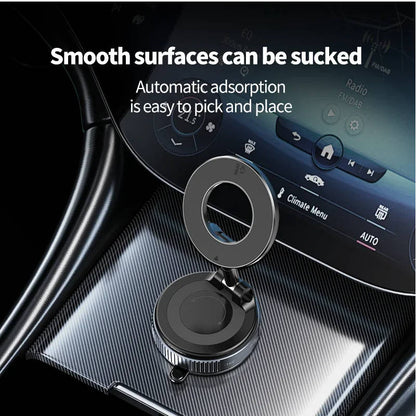 360 Magnetic Phone Holder for Car, Suction Cup Dashboard and Windshield Mount for Hands-Free GPS, Calls and Navigation