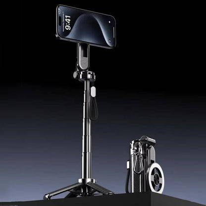 4-in-1 Magnetic Selfie Stick, Extendable Phone Tripod with Wireless Remote for Travel, Vlogging and Group Photos