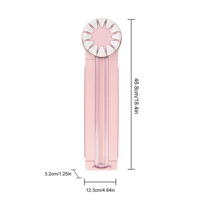12-in-1 Craft Paper Trimmer, Rotary Paper Cutter with 360-Degree Blade and Measuring Guide for Scrapbooking, Cards & Gift Wrap