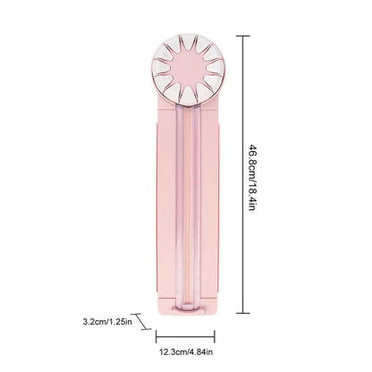 12-in-1 Craft Paper Trimmer, Rotary Paper Cutter with 360-Degree Blade and Measuring Guide for Scrapbooking, Cards & Gift Wrap